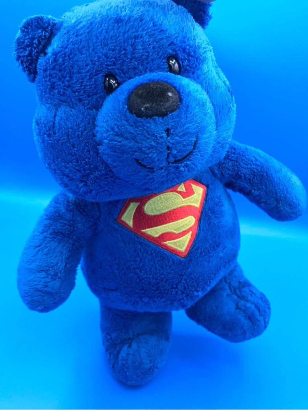 Superman Plush Blue Kids Toy - Licensed DC Character